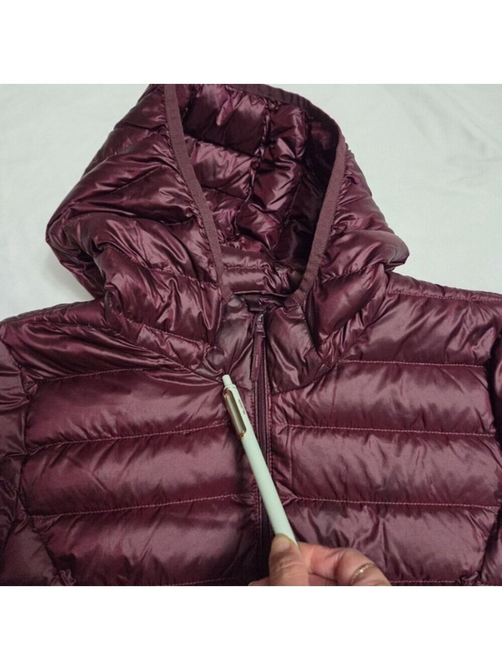 Aritzia Tna Botanie Super Light Packable Down Puffer Coat M - Picture 10 of 13